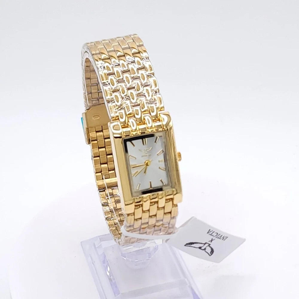 Invicta Specialty I 69891 Women's Watch Gold Tone Silver Dial 21mm New